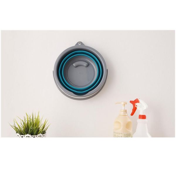 

5l folding thicker sile buckets for kitchen bathroom storage buckets outdoor camping car wash bucket fishing sil sqcnrr
