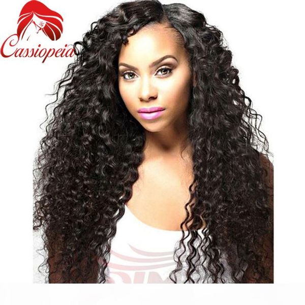 

brazilian virgin long kinky curly human hair wigs for black women lace wigs with baby hair lace front wigs, Black;brown