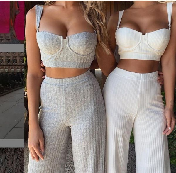 

ipges spring 2020 new bra wide set pant suit pantswide leg pants pantsyamaxun leg pants 0dxod, Gray