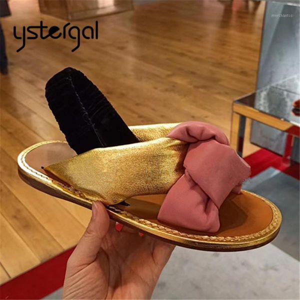 

sandals ystergal fashion women comfortable flat shoes woman summer beach ladies causal sandal outside slippers sandalia1, Black