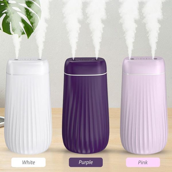 

1000ml mist humidifier air diffuser double nozzle cool mist spray with night light quiet usb humidifier essential oil diffuser
