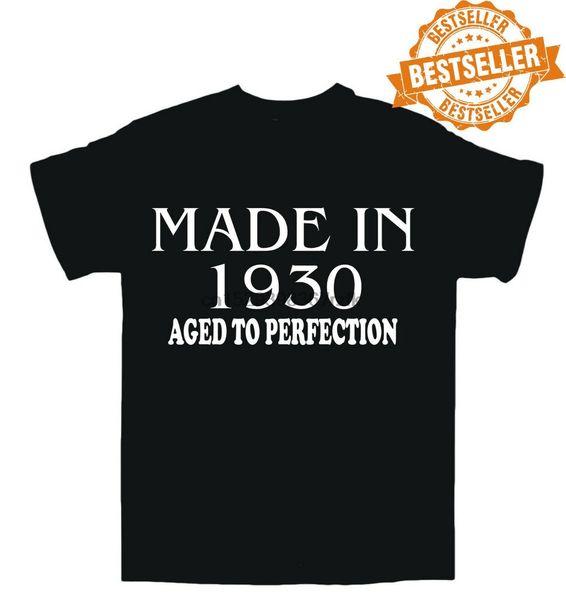 

90th birthday t-shirt tee made in 1930 aged to perfection anniversary s-xxl sport hooded sweatshirt hoodie