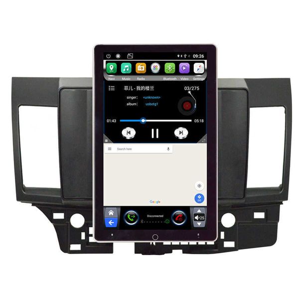 Per Mitsubishi Lancer Android 8.1 Navigazione GPS per auto Radio Stereo Bluetooth Wifi/3G/4G