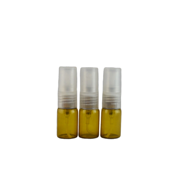 

storage bottles & jars 3ml brown glass sample bottle 5ml mini mist spray vial empty parfum atomizer refillable essential oil travel containe