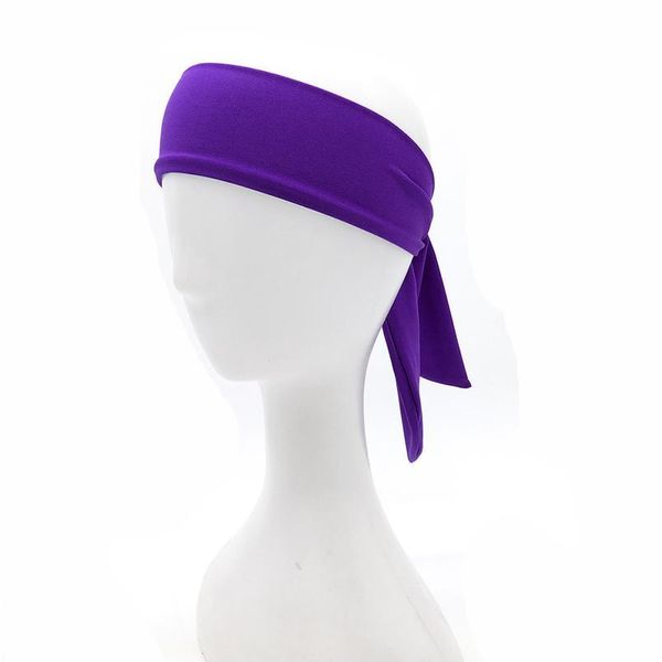 

ninja headband stretch head tie sports sweatband sweat hairband outdoor runing sport headband tied band tennis basketb qylwqi
