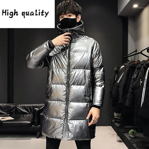 

2020 winter new men's down jacket contains 60% white duck down fashionable men's jacket wear1, Black