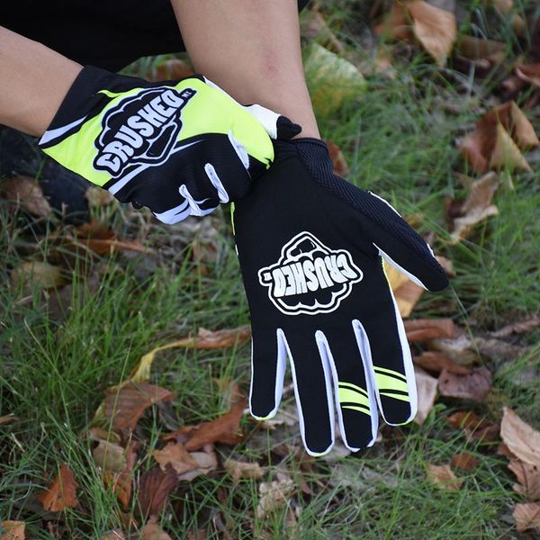 

men's off road motorcycle gloves motocross sports gloves touch screen full finger bicycle glove men's off road bbyrvk alice_bag, Black