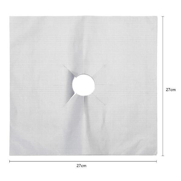 

6pcs reusable gas stove cover burner protector suitable to different gas stove hob liners pad for home kitch bbydpr