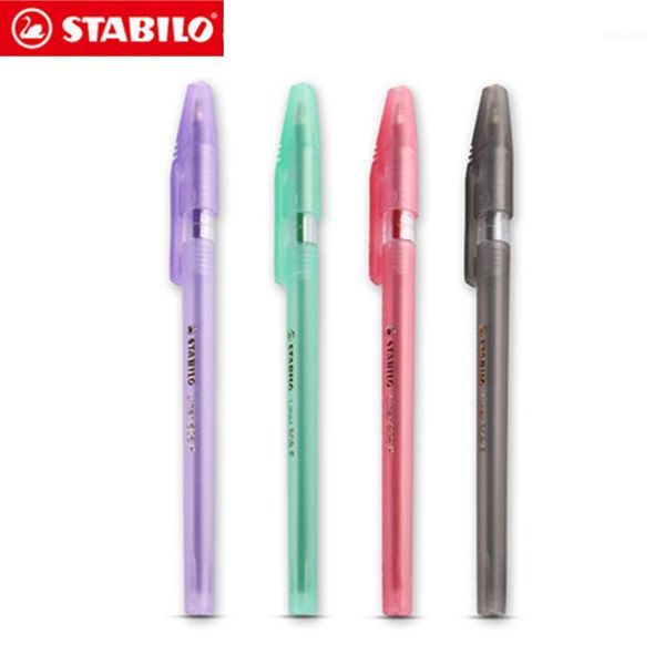 

2 pcs/lot 808 ballpoint pen smoothly antistatic color pen stainless steel nib multicolored selected1, Blue;orange