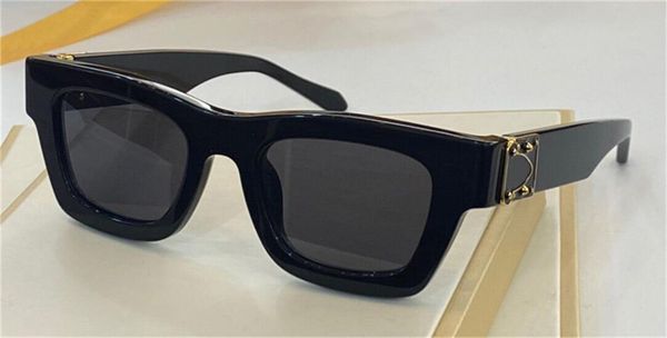 

new fashion design sunglasses 1410 classic square frame millionaire temple popular avant-garde style uv400 protective glasses quality, White;black