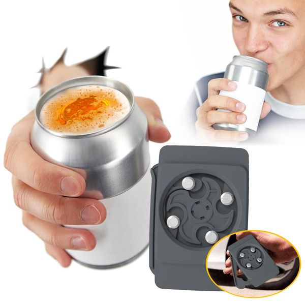 

topless can opener профессиональные бутылки инструменты кухня гаджет безопасность easy manual can opener открытый инструмент многофункционал, Silver