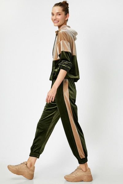 

koton women khaki sweatpants 1 kaf40858gk, Black;blue