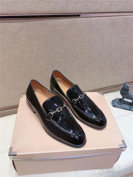 

18 man formal shoes genuine leather autumn designer dress shoe male oxfords business office wedding footwear black luxury brands 44
