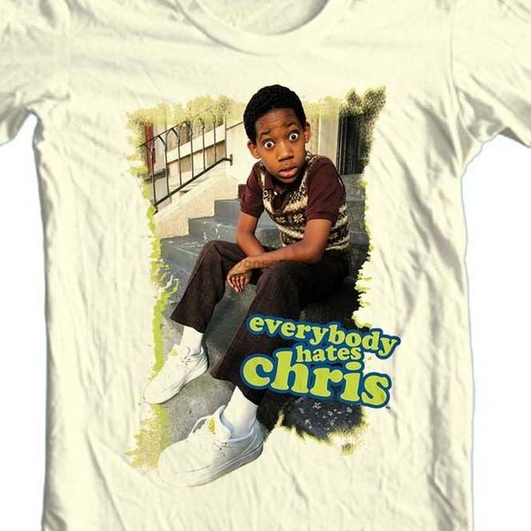 

everyone hates chris retro tv show chris rock tan t-shirt cbs249 sport hooded sweatshirt hoodie