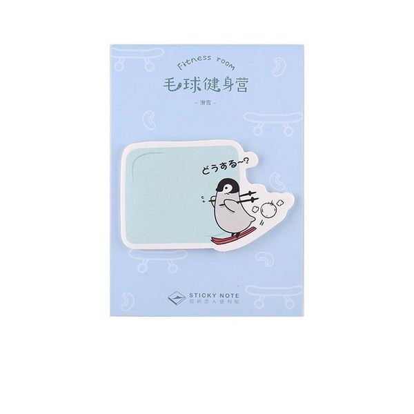 

4 шт. держать подходящую липкую записку милая кошка собака пингвин спортивные мемоляции прокладка дневник наклейки скрапбукинг офисные школь