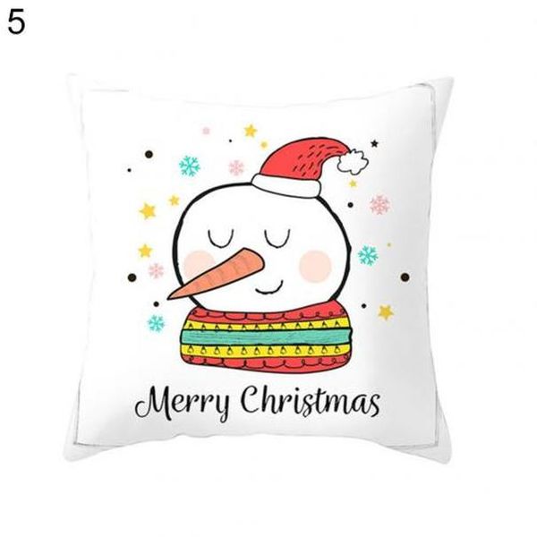 

санта снеговика рождественской елки elk letters подушка обложка наволочка xmas декор для вас ваши друзья и ваша семья bbywgo wrhome
