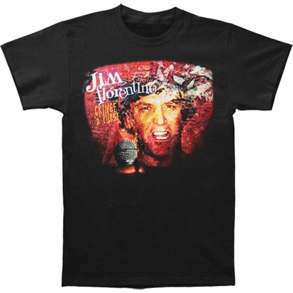 

jim florentine men's cringe 'n' purge black hoodie designers t shirts sweatshirt