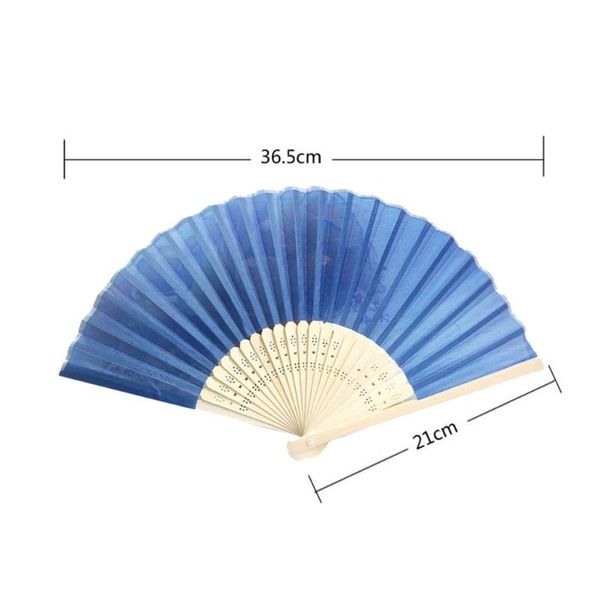 

party favor wedding silk fan chinese style hand held folding lady dancing