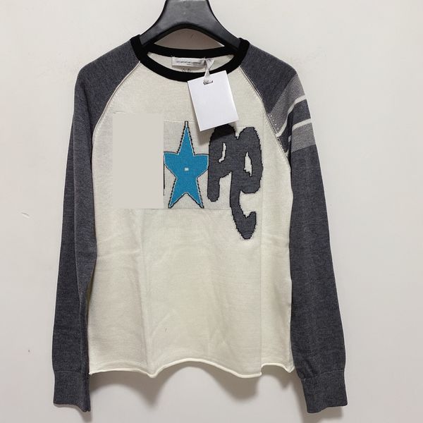 

1227-4 sleeve jacquard women o sweater long runway sweaters high women's end sweater milan 2021 designer neck pullover rbdki, Black