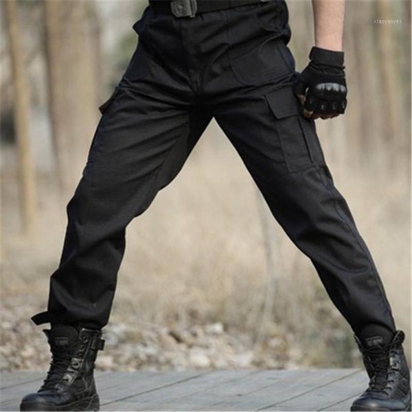 

outdoor pants men tactical trousers multi pocket hiking cargo breathable camping workout wear large size1, Black;green