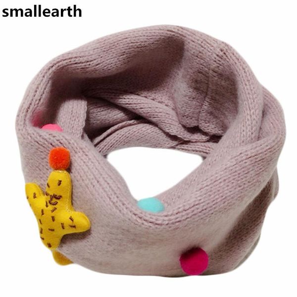 

scarves 2021 cotton baby scarf autumn winter boys girls knitted kids warm infant neck ring collar children neckerchief, Blue;gray