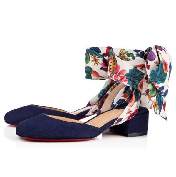

famous spring summer women red bottom nitadiva silk scarf ankle strap comfortable heels brands ladies gladiator sandals eu35-43, Black