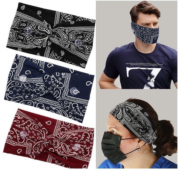 

button cashew headbands cross knot women headband sport yoga hairband bohemian elastic headwrap wide headband makeup was jlldhu