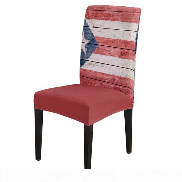

puerto rico flag wood chair cover for dining room chairs covers high back living room chair cover sets for home kitchen