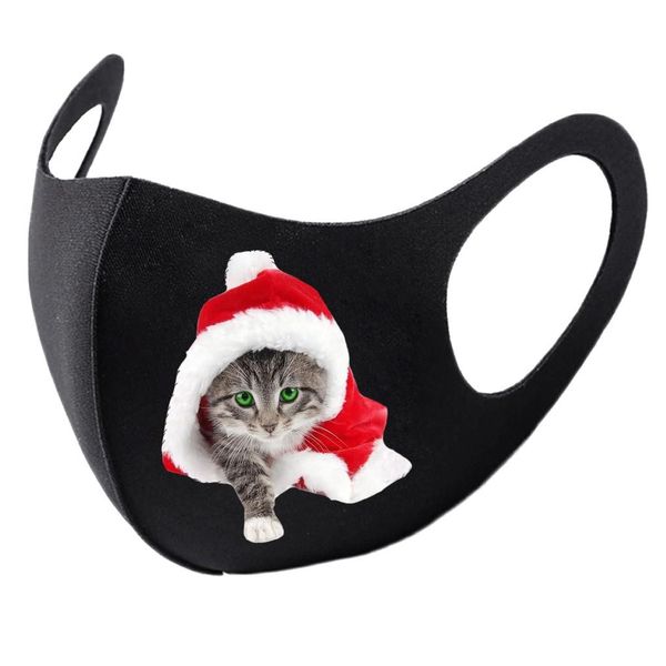 

рождество маски симпатичные животные печати xmas party маска ветрозащитный washable хлопок маски подарки дышащий зимняя защитные тушь yxljft