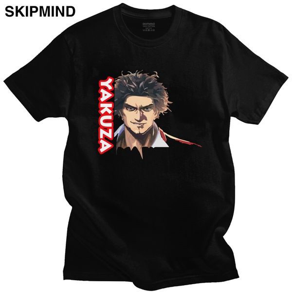 

trendy yakuza short sleeves round neck printed japan dragon gangster video game clothes sport hooded sweatshirt hoodie t shirt