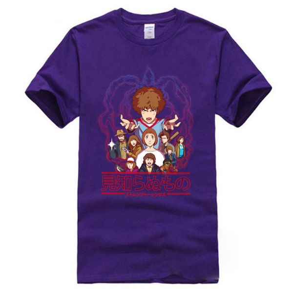 

stranger things animated series demogorgon demon funny men's print summer round collar wholesale hoodie designers t shirts sweatshirt