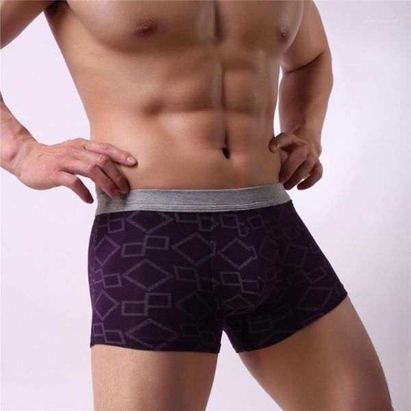 

underpants health cotton men boxer soft breathable underwear male comfortable solid panties shorts homme for 20211, Black;white