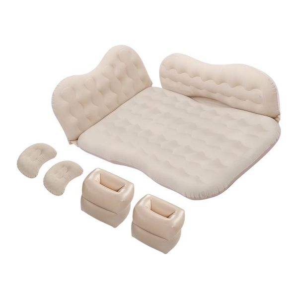 

wave pattern double-speed lathe flocking and blocking travel mattress air bed car air bed