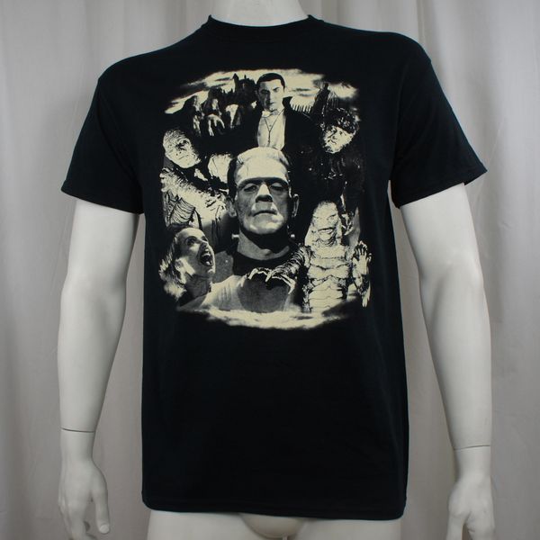 

s fashion color fashion casual universal monsters collage dracula frankenstein bride glowk orean t shirts sport hooded sweatshirt hood