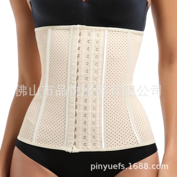 

fjl6 waist trainer latex modeling strap steel slimming corset belly cincher beauty korse shapewear fitness girdle reduce belt sheath fajas2, Black;white