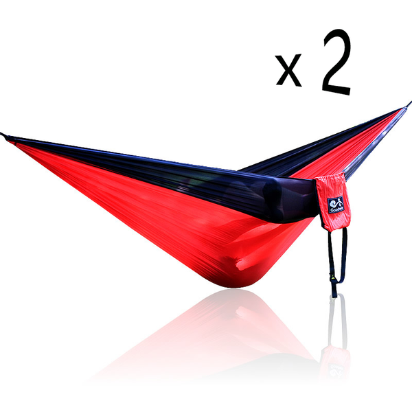 

tents and shelters camping hammock large double size 300 x 200 mm 2 sets
