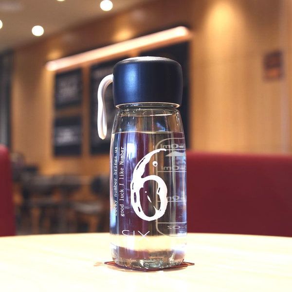 

portable female anti fall student sports simple cup water plastic male outdoor scale readily bottle wmteto xhhair