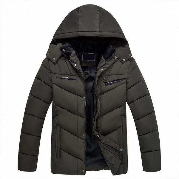 

mrmt 2020 brand winter men's down cotton padded jacket overcoat for male thickening cotton jacket outer wear clothing garment1, Black