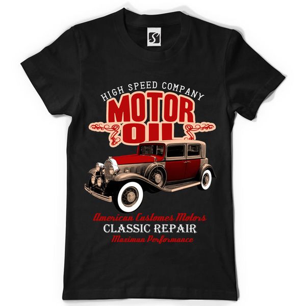 

sport 2019 new summer men fashion exclusive men's t-shirt - motor oil design o-neck tee shirts