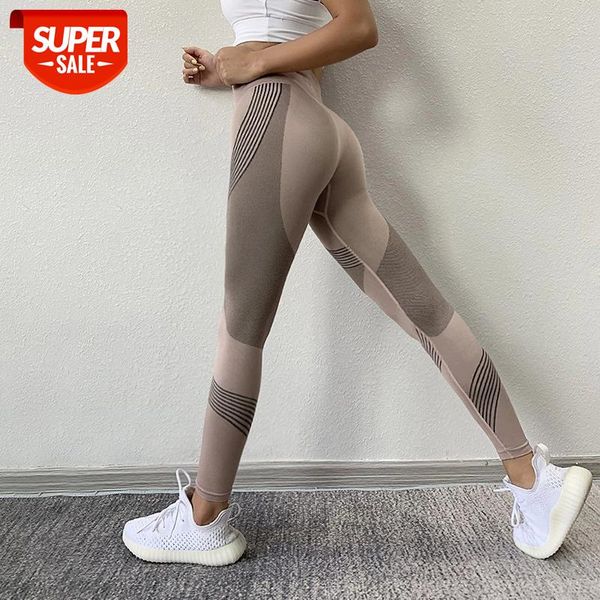 

chrleisure women leggings high waist peach hips gym leggings quick-drying sports stretch fitness pants #852r, Black;white