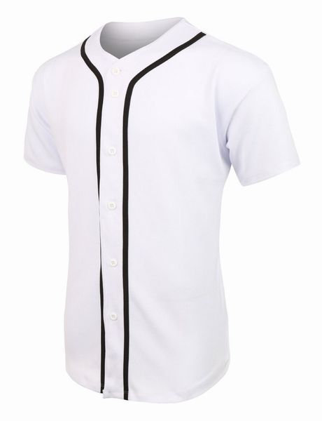 

009 556 443 new custom blank jersey men women size s-3xl button down pullover, Blue;black