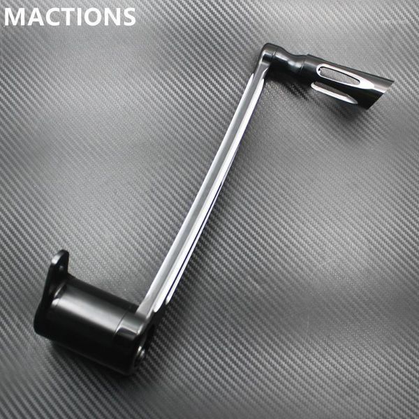

black and cast chrome aluminium cnc brake arm lever pedal for touring 2008-2013 2014-2020 softail 2000 20201