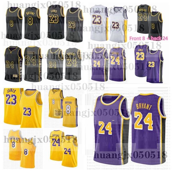

lebron 23 james anthony kyle davis kuzma basketball earvin jersey shaquille johnson los oneal angeles lakers kobe 24 bryant, Black;red