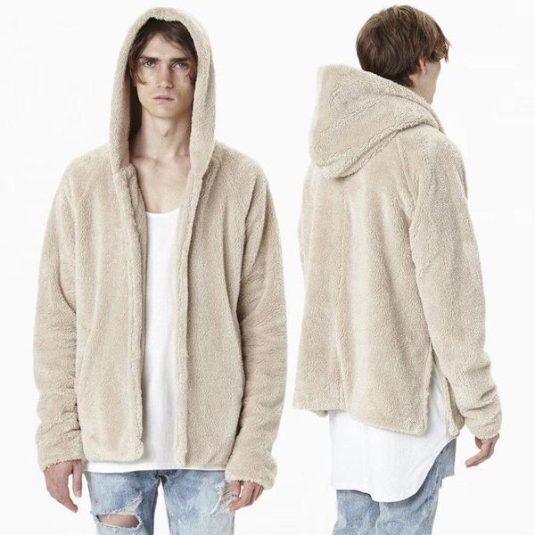 

brand new fashion winter men warm hoodie pullover cardigan hooded jacket coats soft casual jumper outerwear 1, Black;brown