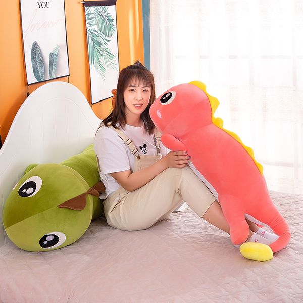 

cartoon cute planking dinosaur doll pillow at noon break sleep long pillows home cushion for & kid