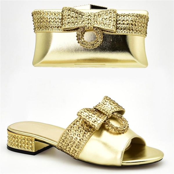 

женская мода обувь и сумки set в италии matching обувь и сумка набор декорирован rhinestone нигерийского сопрягая мешки, Black