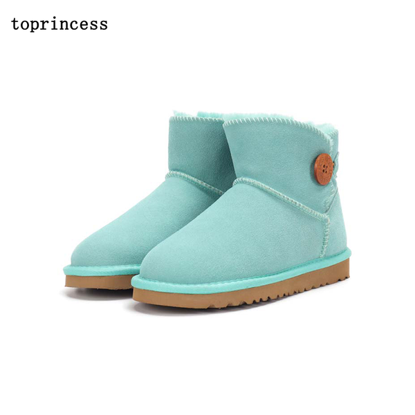 

zx36-1 incess more colors classic ankle fur designer boots furry fur and platform boots winter snow for ladies, Black