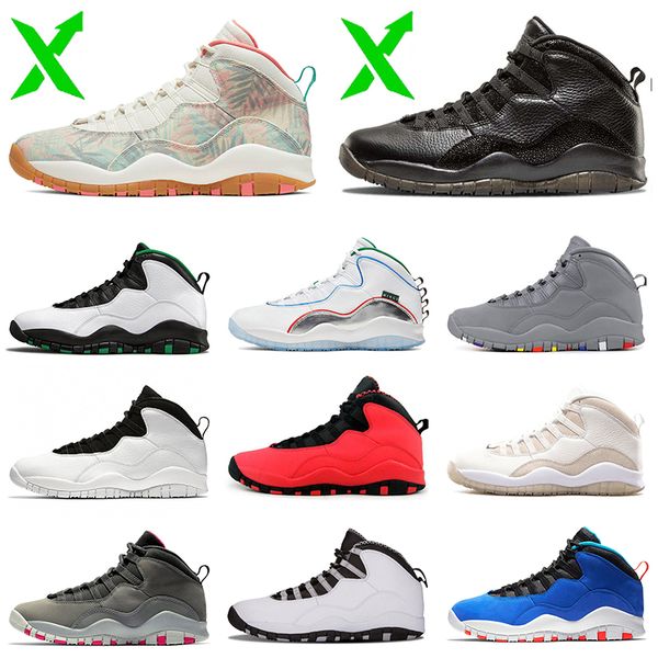

new 10s stock basketball shoes 10 x jumpman wings ovo black retro westbrook class of tinkers mens sports sneakers, White;red