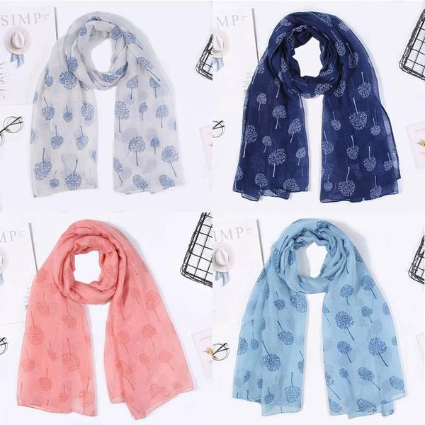 

fashion shawl scarves long fashion for women ladies mulberry tree print pattern scarf gift, Blue;gray