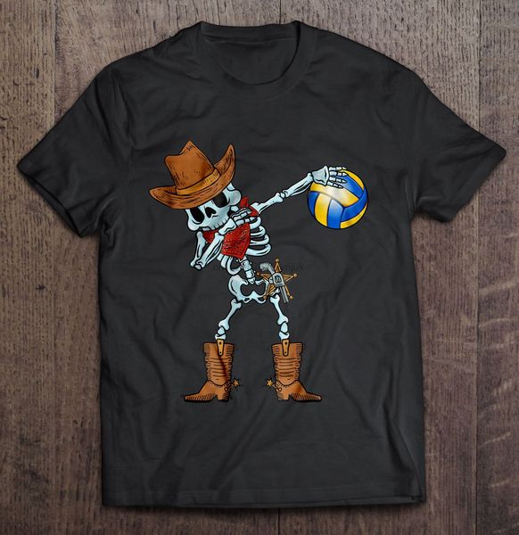 

men t shirt skeleton cowboy dabbing volleyball women t-shirt sport hooded sweatshirt hoodie